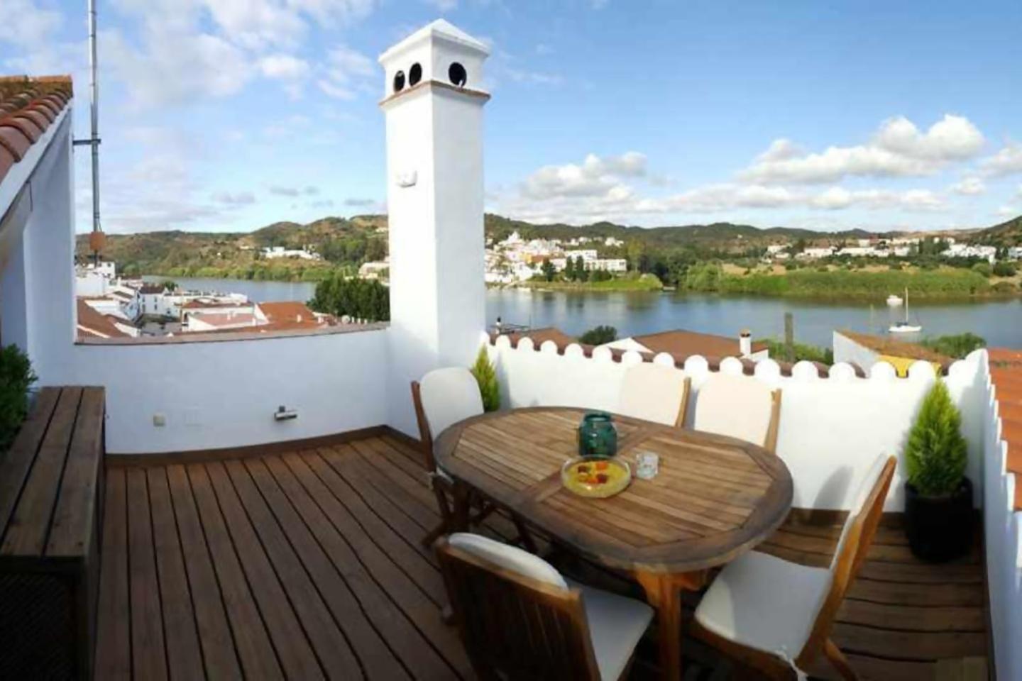 Casa Rural La Raba Terraza Con Increibles Vistas Sanlúcar de Guadiana Buitenkant foto